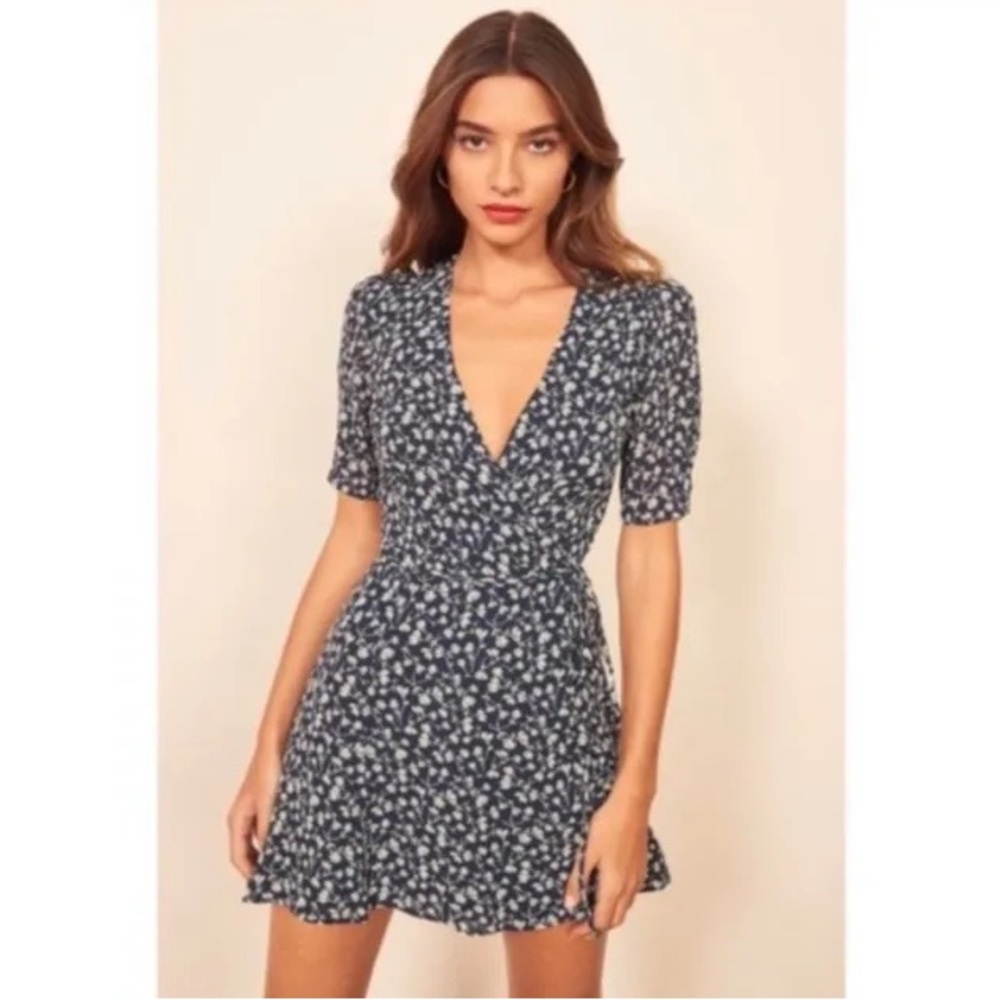 Reformation Lucky Dress in Elyse - Size XS